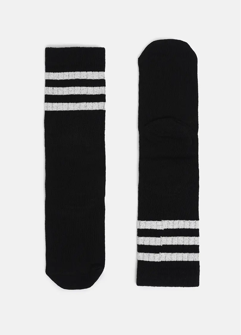 Дитячі гольфи з смужками KG-001 gambaletto black (чорний)
