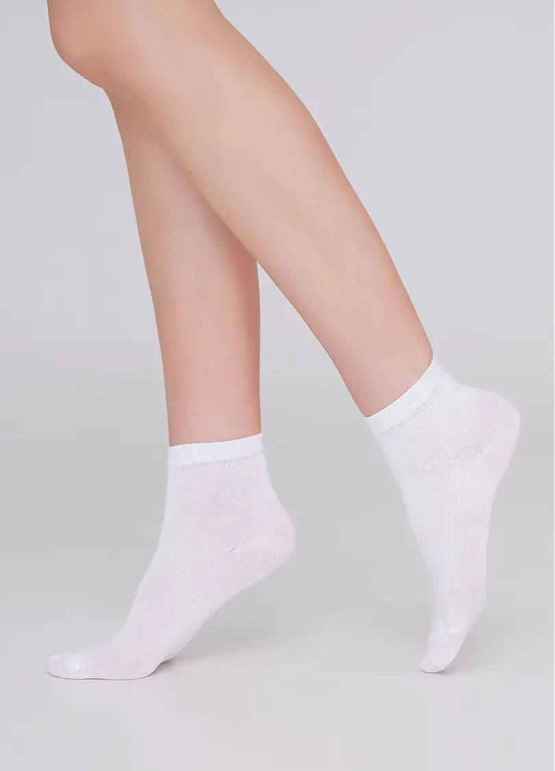 Дитячі бавовняні шкарпетки (2 пари) KS2 CLASSIC (пак х2) black/white (чорний/білий)