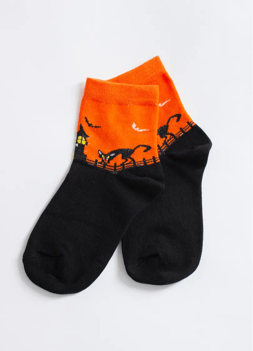 Дитячі шкарпетки Хелловін KS3 HALLOWEEN 2502 orange (помаранчевий)