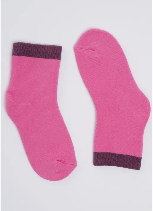 Дитячі шкарпетки махрові KS3 TERRY 013 deep pink (рожевий)