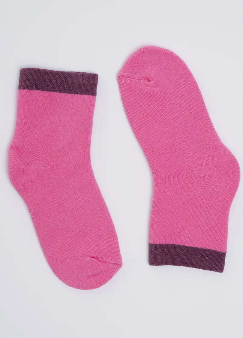 Дитячі шкарпетки махрові KS3 TERRY 013 deep pink (рожевий)
