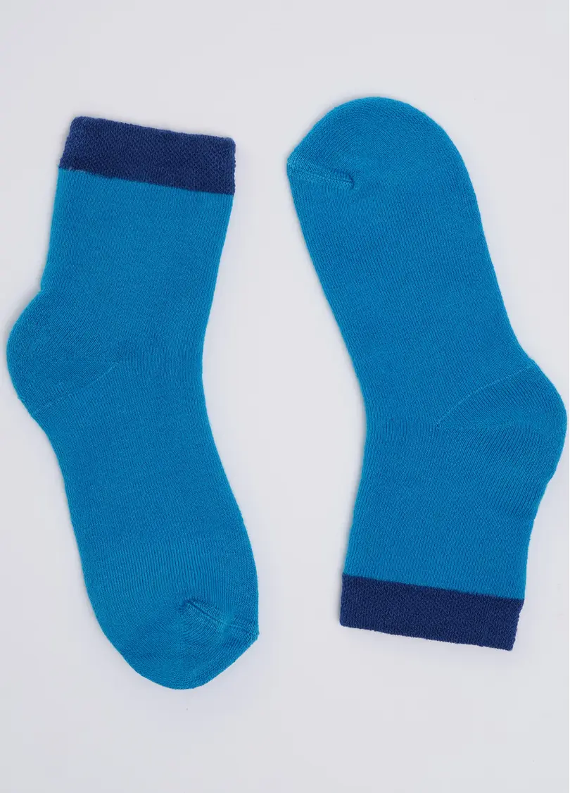 Дитячі шкарпетки махрові KS3 TERRY 013 enamel blue (блакитний)