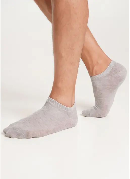 Чоловічі шкарпетки низькі MS1 CLASSIC [MS1C-cl] light grey melange (сірий)