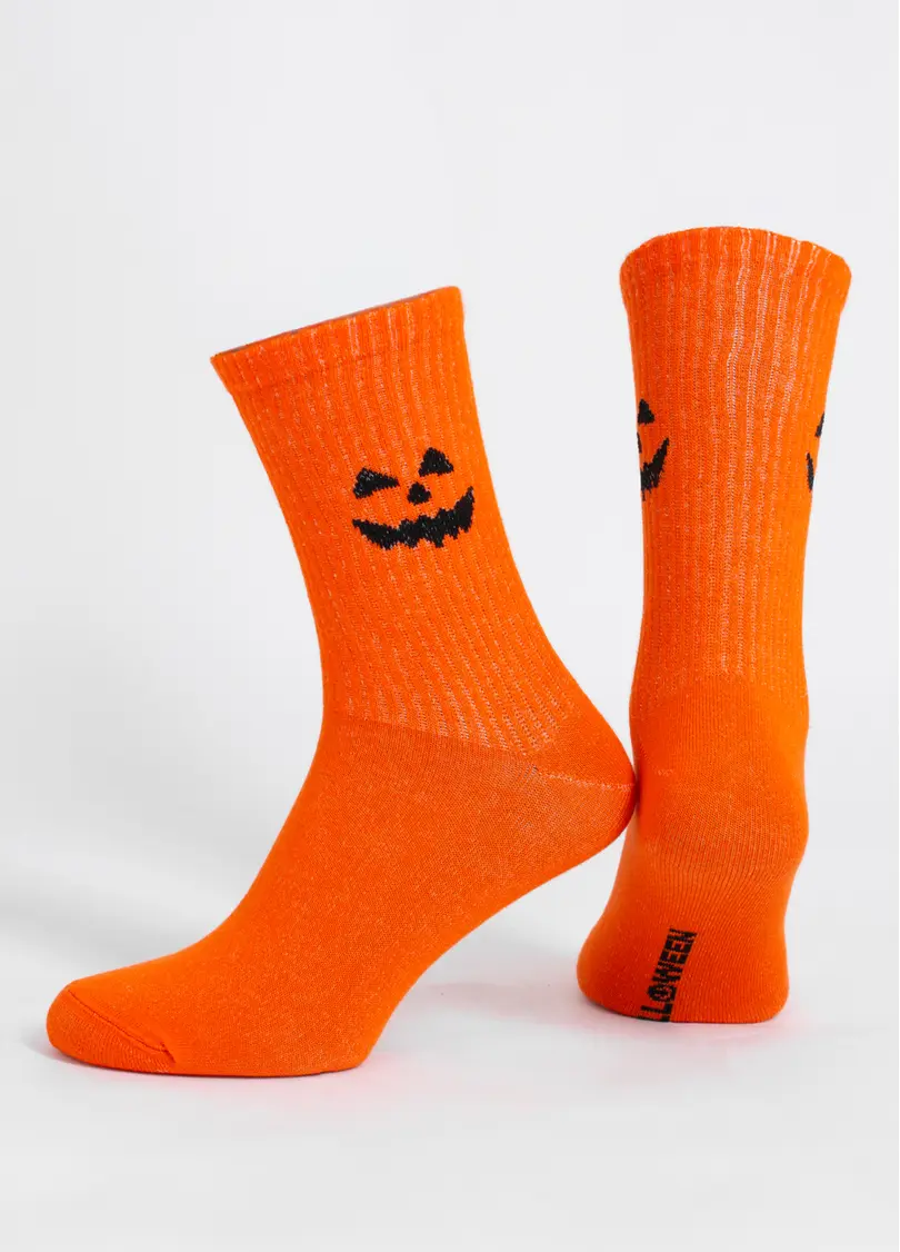 Чоловічі шкарпетки Хелловін MS3 HALLOWEEN STRONG 2501 orange (помаранчевий)