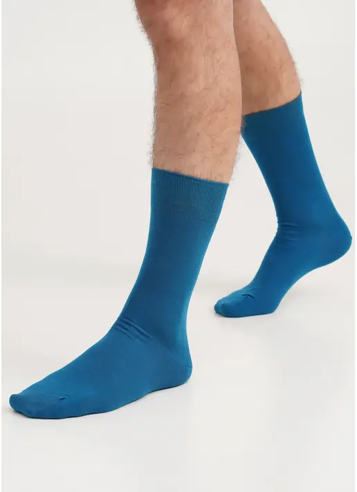 Класичні чоловічі шкарпетки MS3 SOFT COMFORT CLASSIC turquoise (синій) Класичні чоловічі шкарпетки MS3 SOFT COMFORT CLASSIC turquoise (синій)