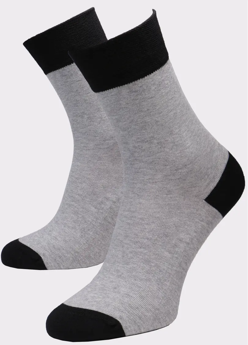 Чоловічі високі шкарпетки MS3 SOFT FASHION 054 (пак х2)