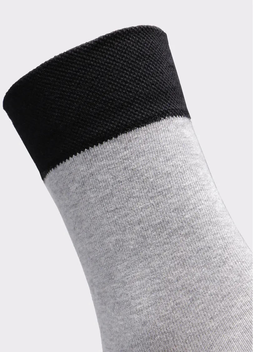 Чоловічі високі шкарпетки MS3 SOFT FASHION 054 (пак х2)