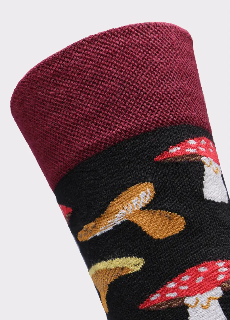 Чоловічі високі шкарпетки з малюнком MS3 SOFT FASHION 056 (пак х2)