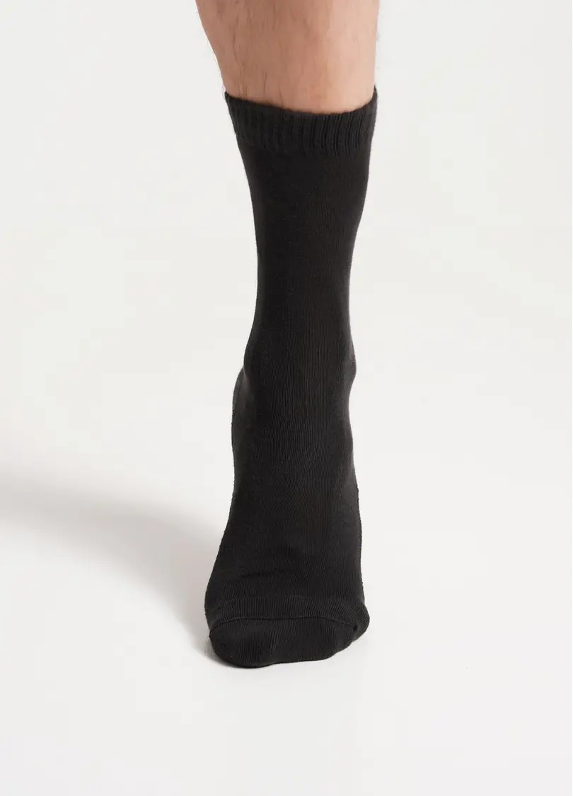 Чоловічі теплі шкарпетки MS3 TERRY CLASSIC 003 black (чорний)