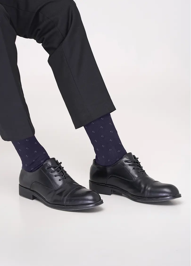 Шкарпетки довгі чоловічі MS3C/Sl-301 dark blue (синій)