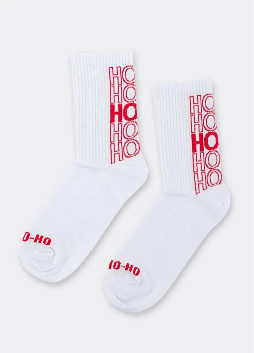 Чоловічі шкарпетки новорічні MS3 NEW YEAR STRONG 2601 white (білий)
