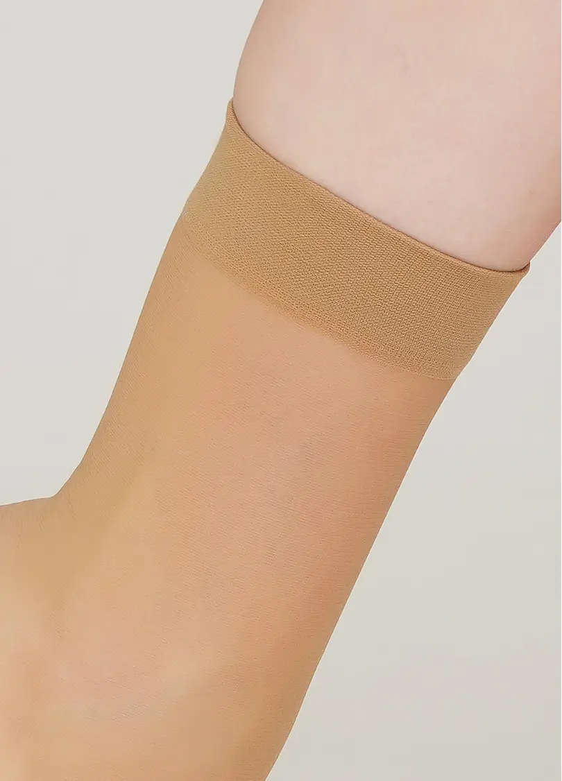 Жіночі шкарпетки з бавовняними підслідниками FOOTIES STYLE SOCKS 20 daino (бежевий)