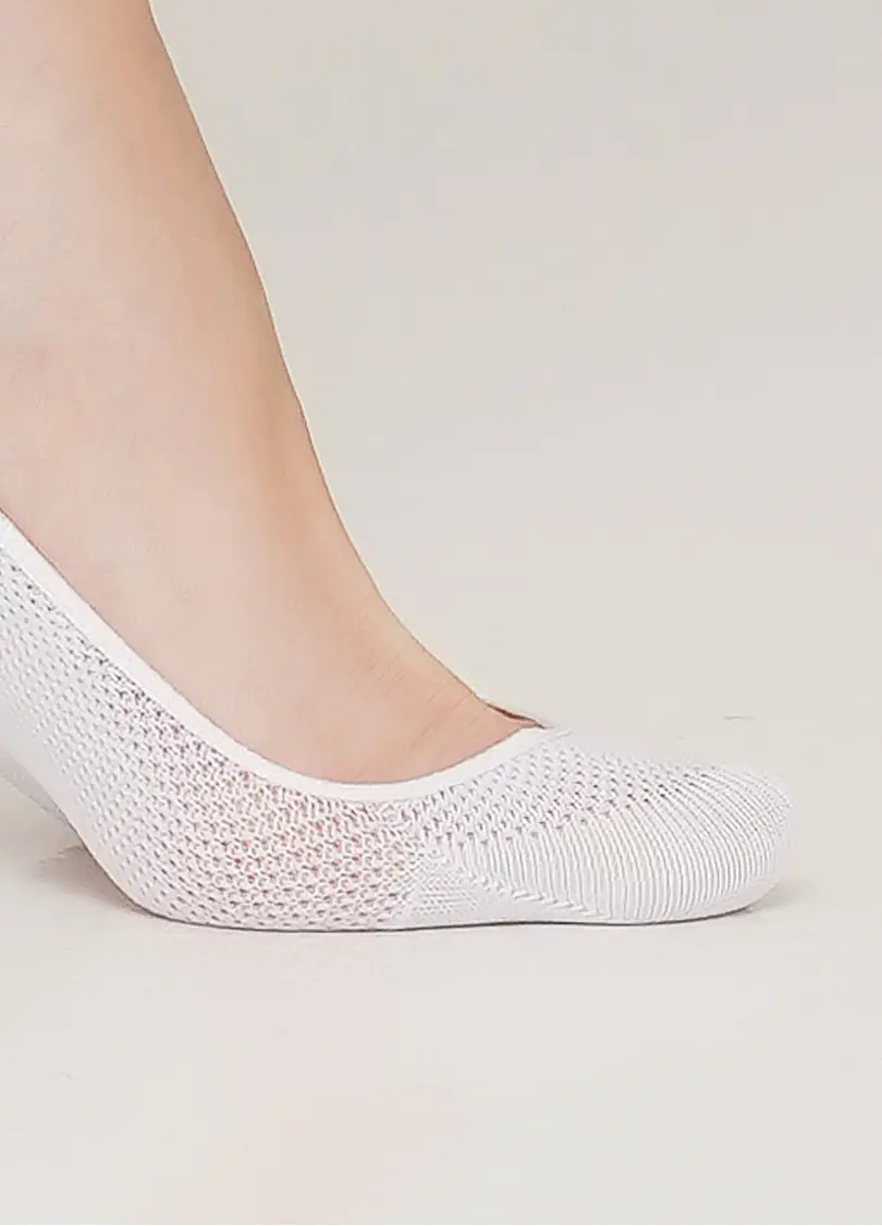 Жіночі підслідники з перфорацією WF1 BALLERINA COMFORT [WFP/SkR-cl] buttercream (білий)