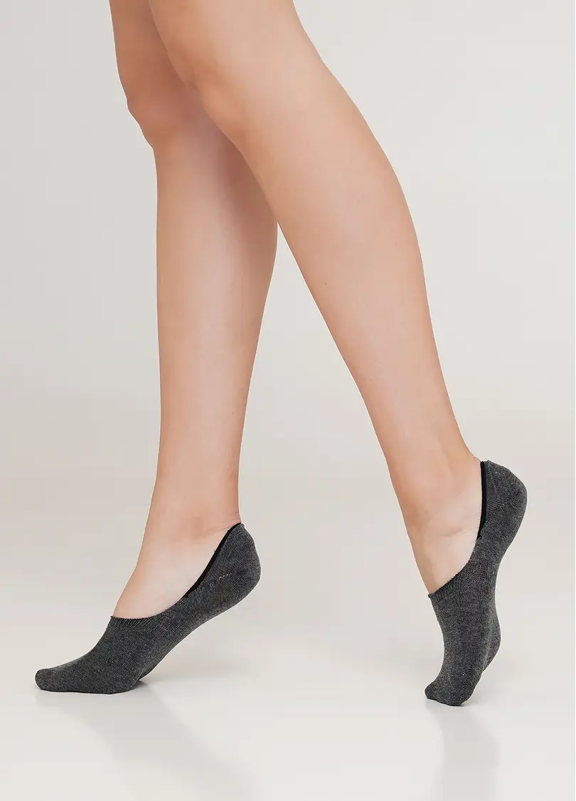 Жіночі бавовняні підслідники WF1 CLASSIC [WFC/Sk-cl] dark grey melange (сірий)