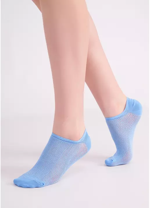 Короткі шкарпетки з поліаміду WS0 AIR PA 002 lacecap hydrangea (блакитний)