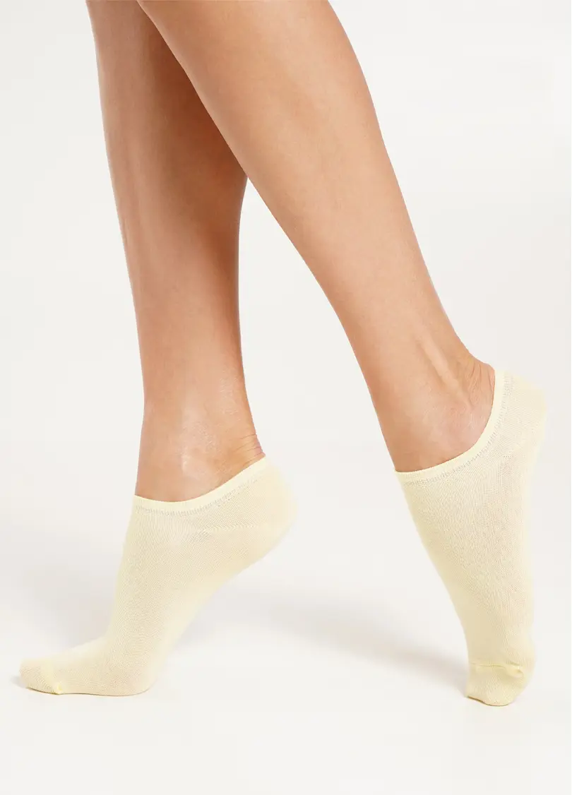 Жіночі короткі шкарпетки (2 пари) WS1 CLASSIC blushing bride/light yellow (рожевий/жовтий)
