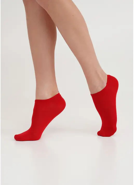 Короткі шкарпетки жіночі WS1 CLASSIC red (червоний)