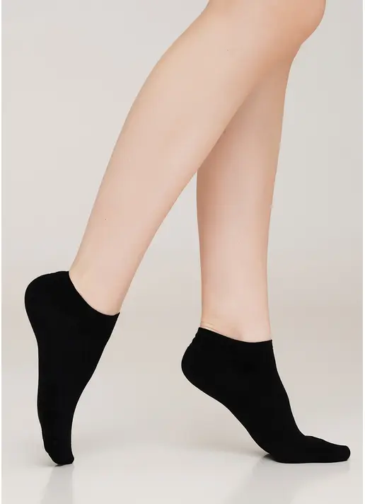 Жіночі короткі шкарпетки (2 пари) WS1 CLASSIC black (чорний)