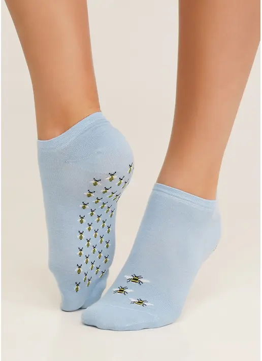Шкарпетки з бджолами комплект з 2-х пар WS1 FASHION SET 2401 (пак х2) baby blue/light yellow (блакитний/жовтий) Шкарпетки з бджолами комплект з 2-х пар WS1 FASHION SET 2401 (пак х2) baby blue/light yellow (блакитний/жовтий)