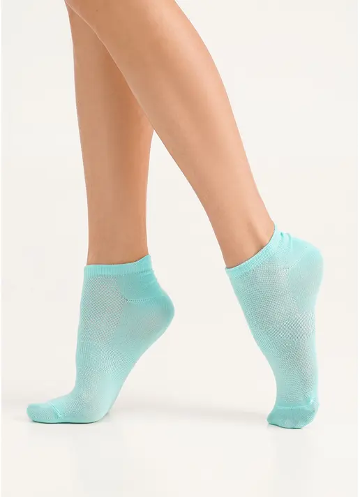 Короткі шкарпетки з високою п'ятою WS1 SUMMER SPORT 001 light mint (зелений) Короткі шкарпетки з високою п'ятою WS1 SUMMER SPORT 001 light mint (зелений)