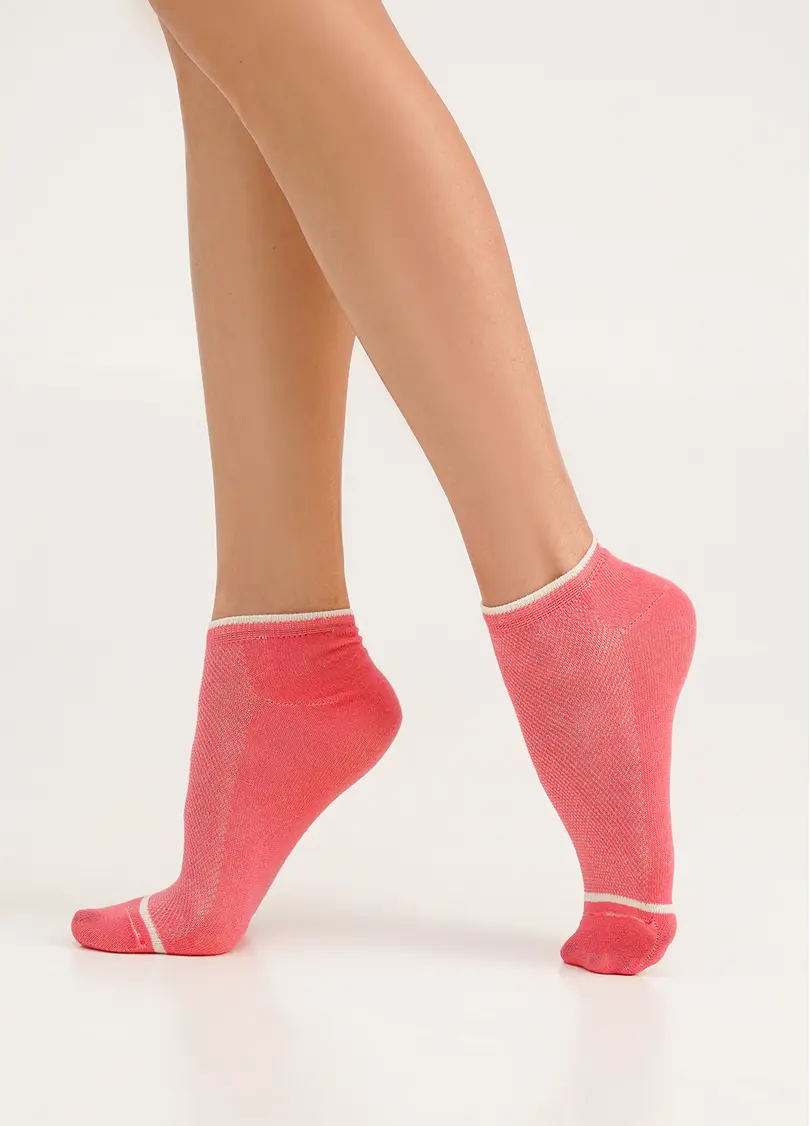 Короткі шкарпетки WS1 SUMMER SPORT 002 coral (рожевий)