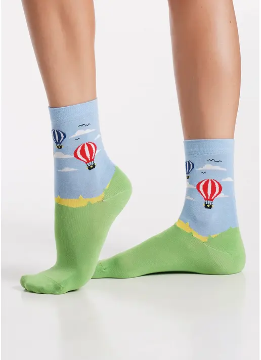 Шкарпетки високі Повітряні кулі WS3 BRIGHT 2413 baby blue (блакитний) Шкарпетки високі Повітряні кулі WS3 BRIGHT 2413 baby blue (блакитний)