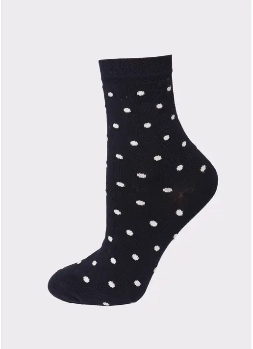 Жіночі бавовняні шкарпетки комплект (2 пари) WS3 CLASSIC + WS BASIC 001 navy (синій)
