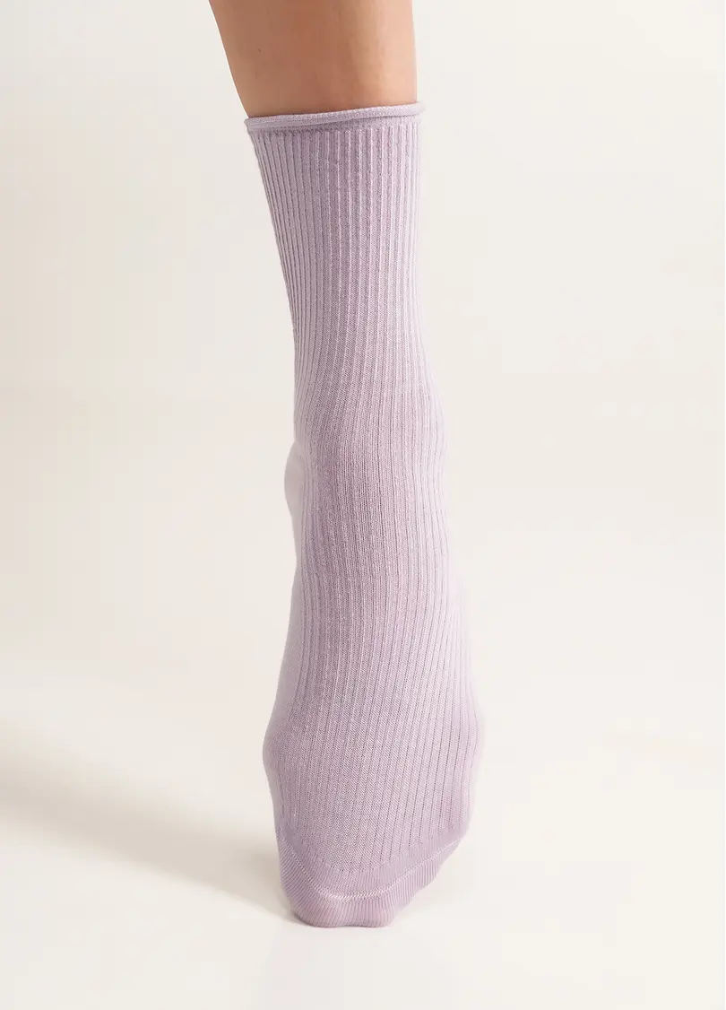 Шкарпетки в рубчик WS3 FASHION 060 lilac (фіолетовий)