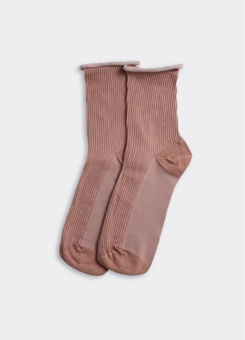 Шкарпетки в рубчик WS3 FASHION 060 mocha mousse (коричневий)