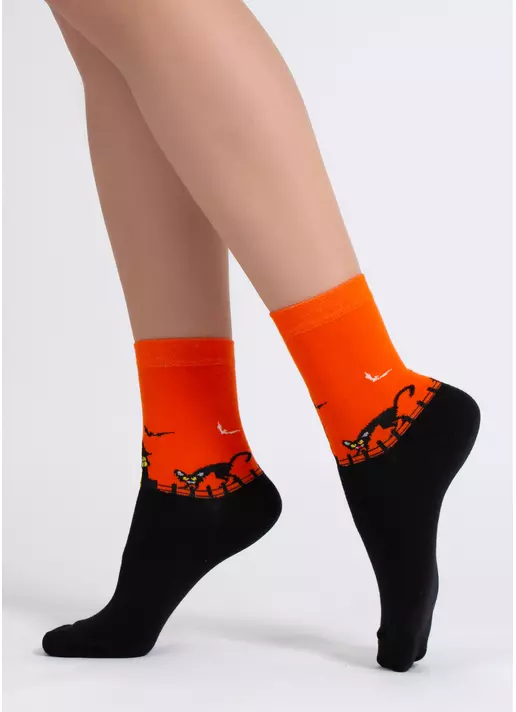 Шкарпетки Хелловін WS3 HALLOWEEN 2502 orange (помаранчевий)