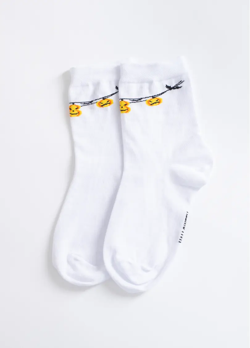 Шкарпетки Хелловін WS3 HALLOWEEN 2506 white (білий)