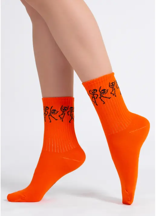 Шкарпетки Хелловін WS3 HALLOWEEN STRONG 2502 orange (помаранчевий)