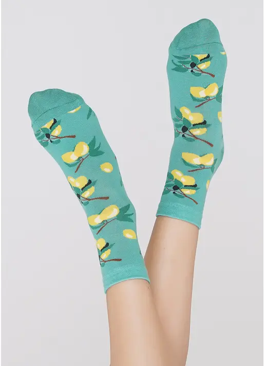 Жіночі шкарпетки WS3 SOFT BERRY 001 technological green (зелений)