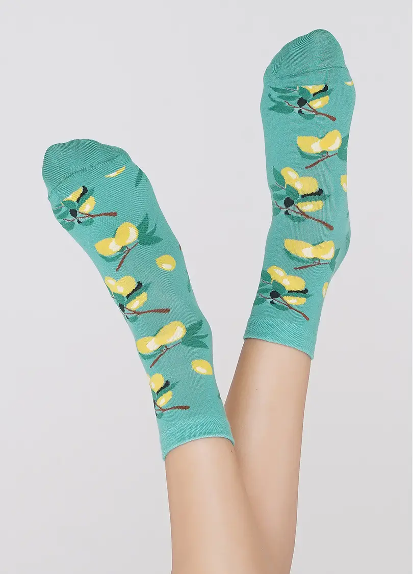 Жіночі шкарпетки WS3 SOFT BERRY 001 technological green (зелений)