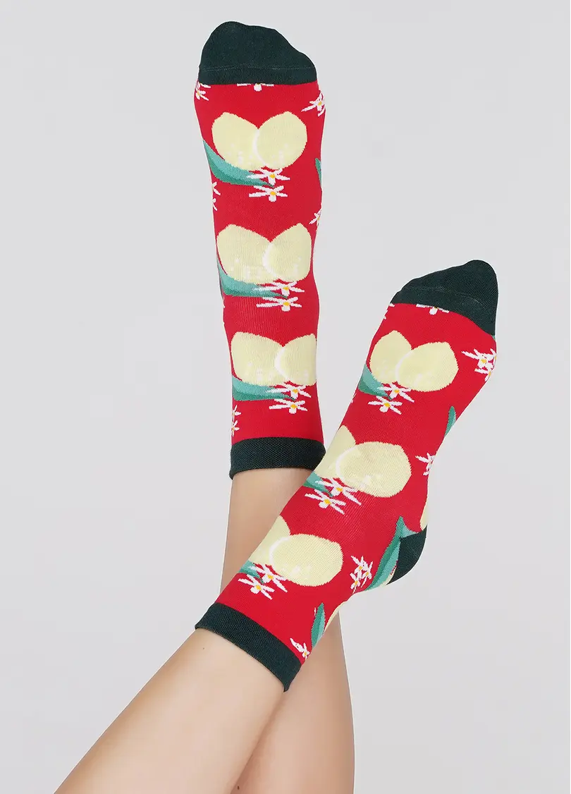 Жіночі шкарпетки WS3 SOFT BERRY 002 true red (червоний)