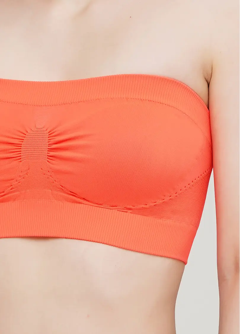 Топ бандо BANDEAU (неоновий помаранчевий)