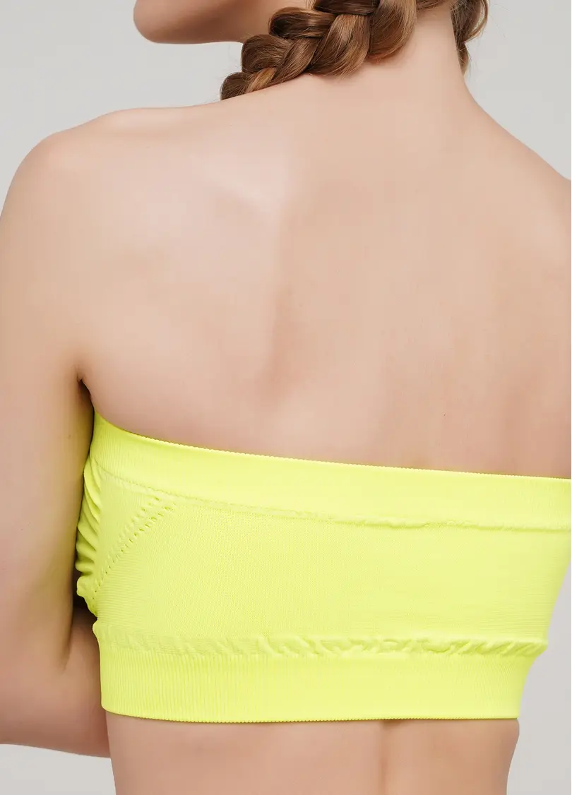 Топ бандо BANDEAU yellow neon (жовтий)