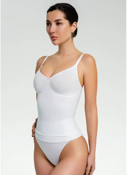 Безшовна майка з легкою корекцією CAMI SHAPEWEAR white (білий) Безшовна майка з легкою корекцією CAMI SHAPEWEAR white (білий)