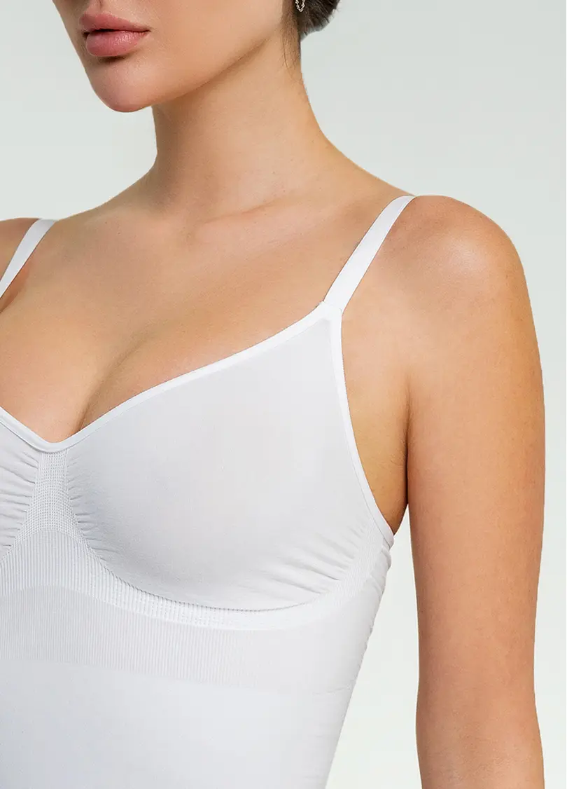 Безшовна майка з легкою корекцією CAMI SHAPEWEAR white (білий)