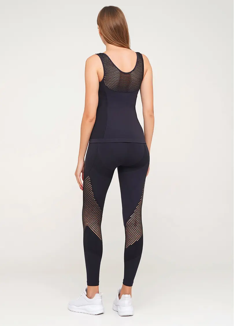 Майка спортивна жіноча CANOTTA SPORT RETE ESSENTIAL (сірий)