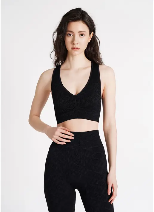 Топ в рубчик TOP RIB WELLNESS black (чорний) Топ в рубчик TOP RIB WELLNESS black (чорний)