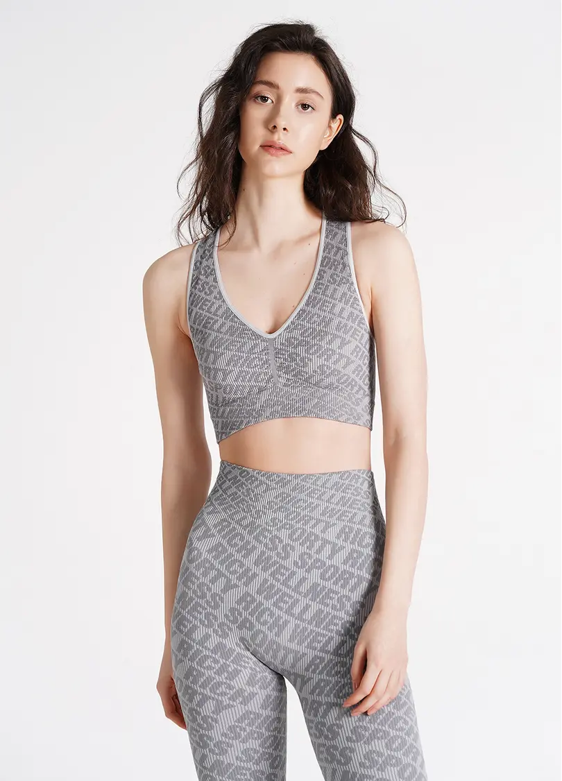 Топ в рубчик TOP RIB WELLNESS ultimate grey (сірий)
