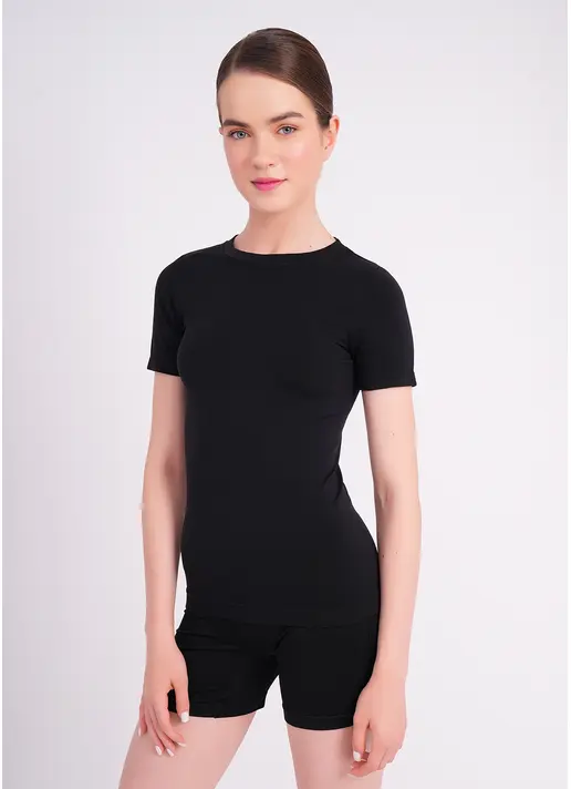 Безшовна футболка T-SHIRT black (чорний)