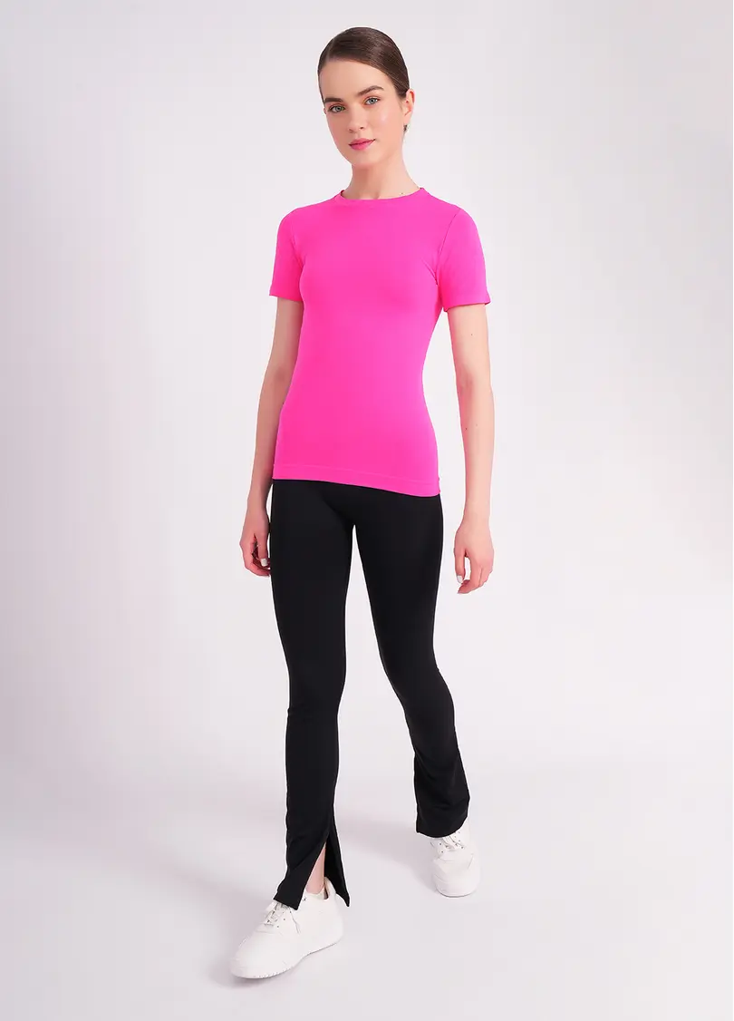 Безшовна футболка T-SHIRT bright pink (рожевий)