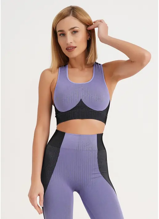 Спортивний топ TOP COLOR BLOCK very peri (фіолетовий) Спортивний топ TOP COLOR BLOCK very peri (фіолетовий)