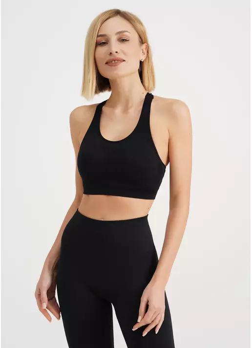 Спортивний топ TOP ENERGY 02 black (чорний)