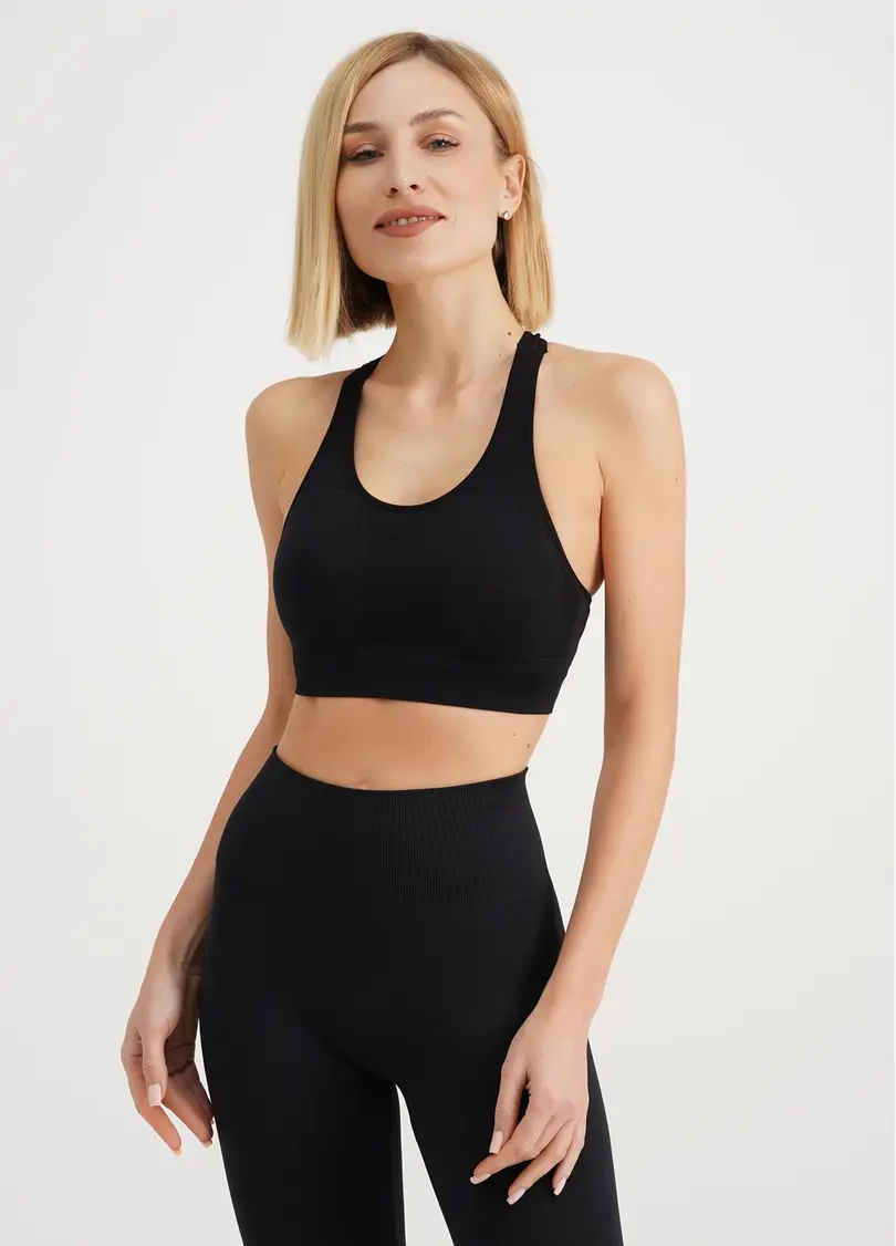 Спортивный топ TOP ENERGY 02 black (черный)