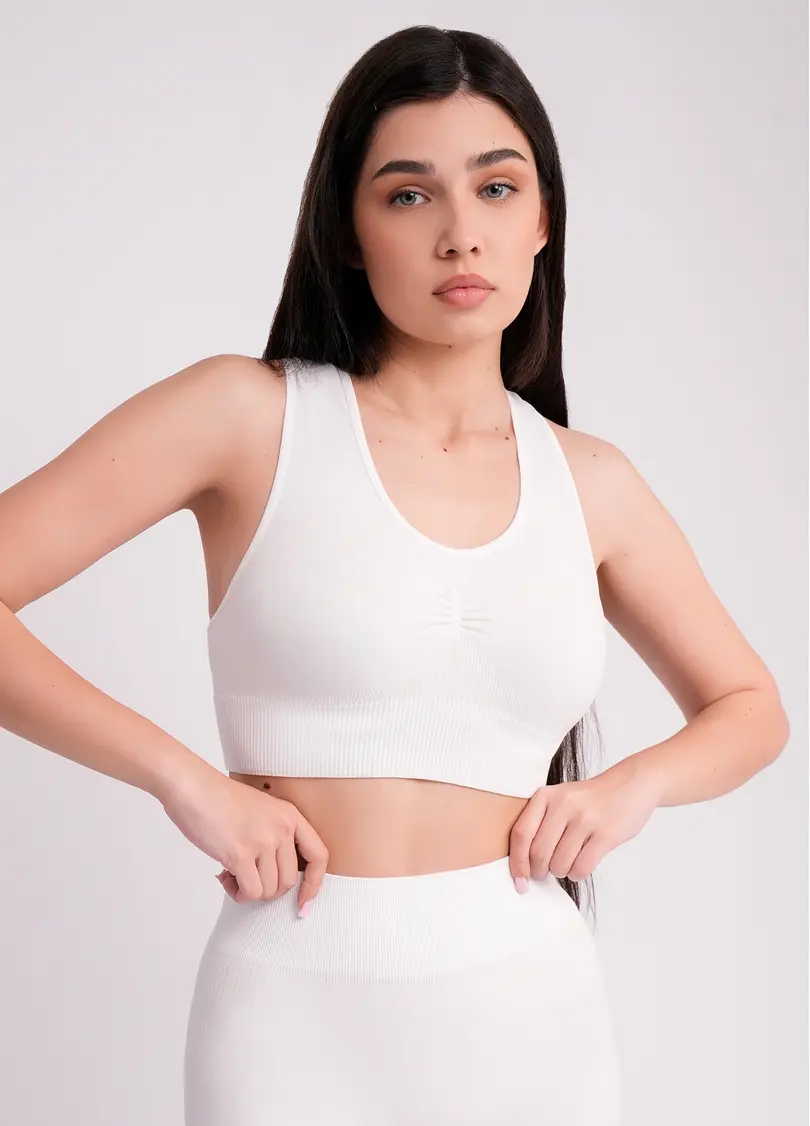 Спортивний топ з пуш ап TOP SPORT SHAPE white (білий)
