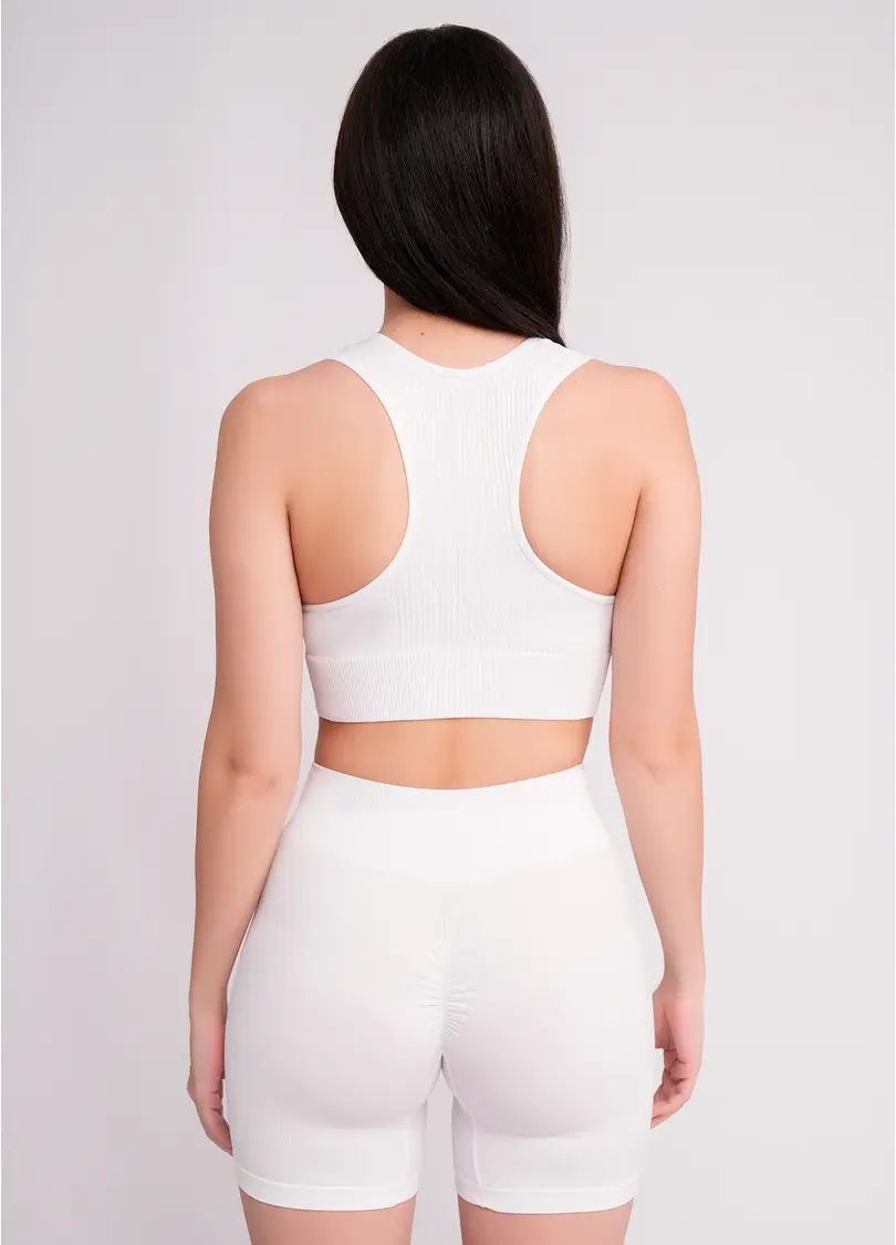Спортивний топ з пуш ап TOP SPORT SHAPE white (білий)