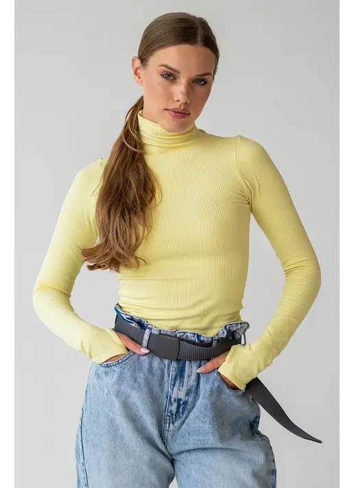 Водолазка в рубчик FLEX LONGSLEEVE POWER (жовтий) Водолазка в рубчик FLEX LONGSLEEVE POWER (жовтий)